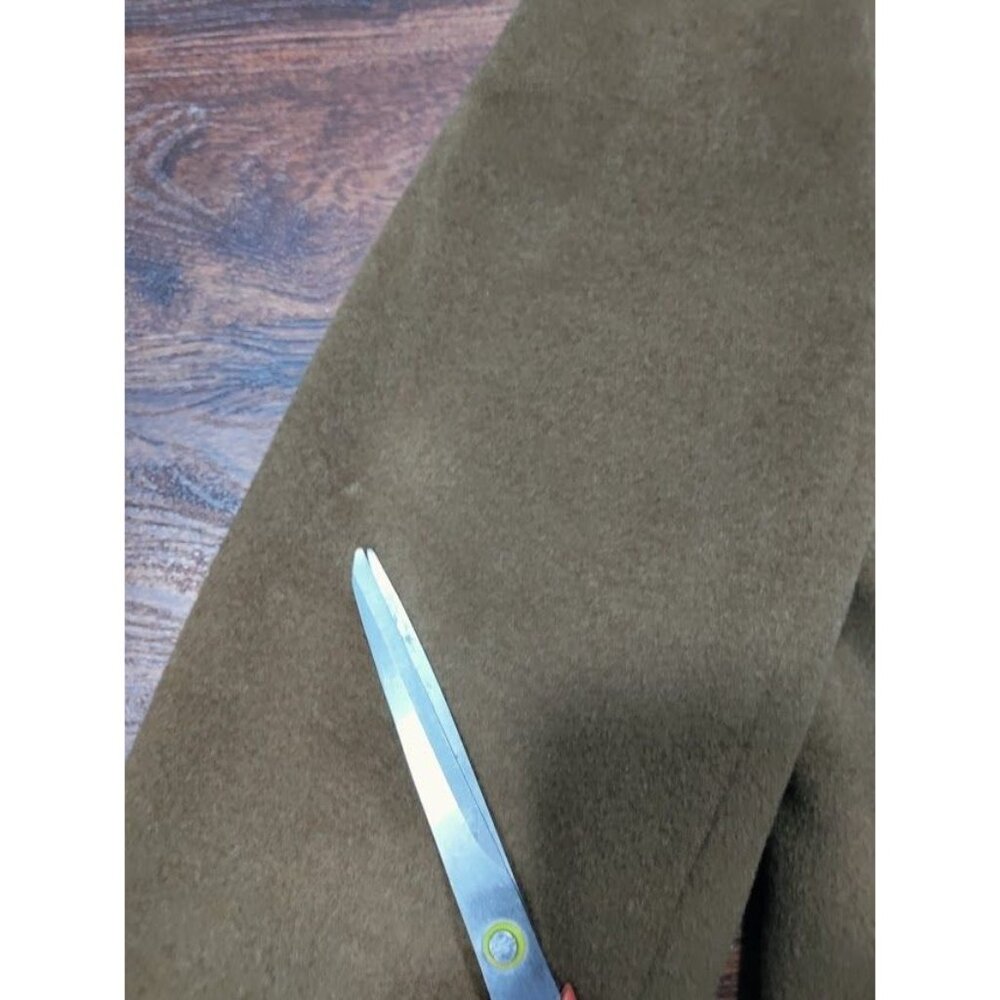 Vintage 70s Pierrette Superangora Wool Cashmere Angora Button Down Over Coat Cam - Picture 7 of 16